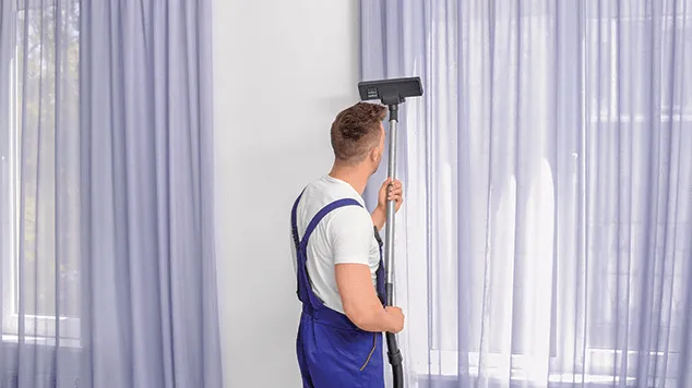 Curtain cleaning services in Dubai